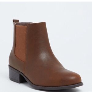 Torrid Brown Fabric Lined Footwear